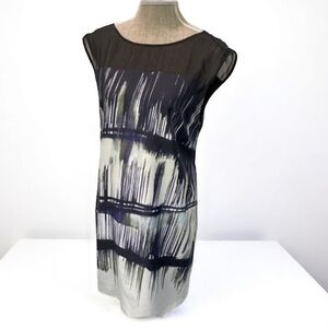 Jessica Simpson Black and White Sheath Mini Dress Size 6